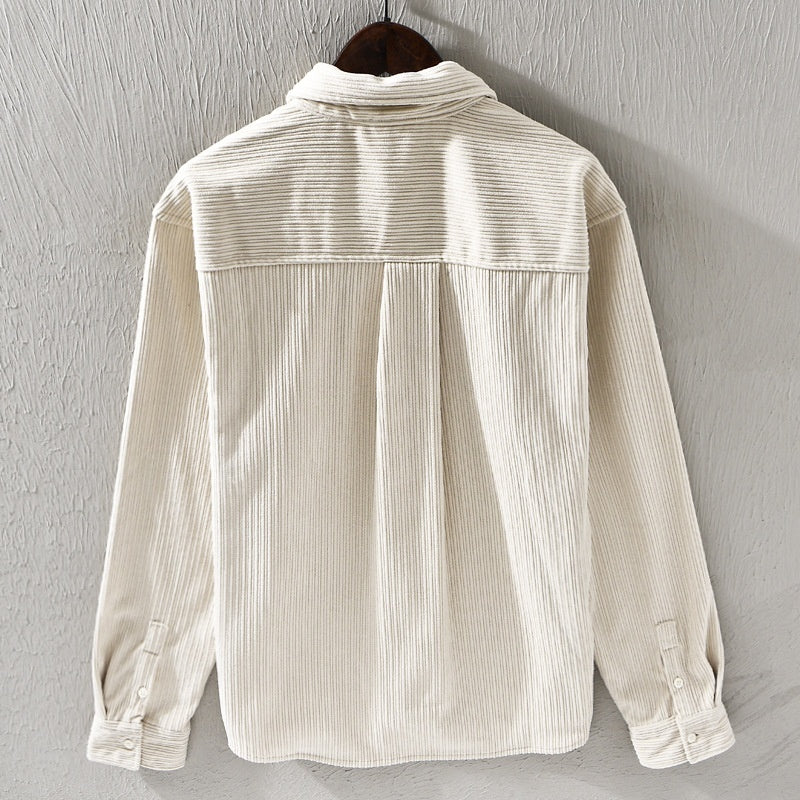 Thickened Velvet Padded Shirt Men's Loose Leisure Warm Top For Young Men